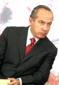 El presidente Felipe Calderón Imagen de archivo