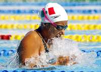 En la última jornada de natación, Adriana Marmolejo obtuvo el quinto lugar en 200 metros pecho y rompió el récord mexicano absoluto en esta prueba, impuesto por ella misma en 2006