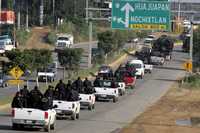 Operativo policial en torno a la Guelaguetza, el pasado 23 de julio