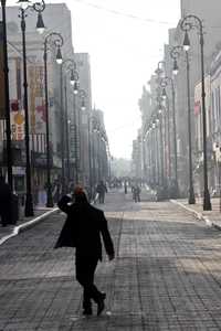 La calle de Uruguay, en el centro, fue reabierta a la circulación ayer, después de los trabajos de remodelación