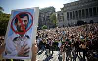 La presencia en la Universidad de Columbia del presidente iraní, Mahmoud Ahmadinejad, fue impugnada por numerosos alumnos y académicos