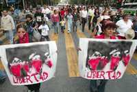 Integrantes de la otra campaña y del Frente de Pueblos en Defensa de la Tierra exigieron el cese a la "guerra de contrainsurgencia" contra zapatistas en Chiapas
