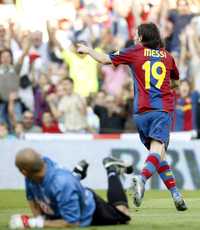 Fue otro partido de lujo para el argentino Lionel Messi