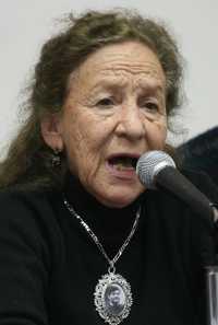La senadora Rosario Ibarra de Piedra, en la lucha