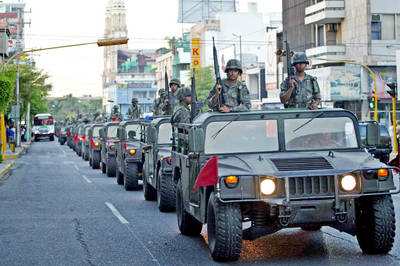 Militarizan la capital de Sinaloa