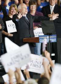 Los candidatos a la presidencia de Estados Unidos continúan sus campañas. El republicano John McCain visitó ayer Cedar Rapids, en Iowa