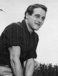 Imagen de Paul Newman tomada en Hollywood, en 1956