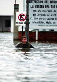 Casi 100 poblados de los municipios de Minatitlán, Las Choapas y Uxpanapa, Veracruz, quedaron inundados debido al desbordamiento de los ríos Coatzacoalcos y Uxpanapa