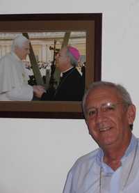 El prelado de la Iglesia católica, durante la entrevista realizada en la provincia de Holguín