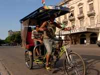 El peculiar transporte, en las calles de la capital cubana  Gerardo Arreola