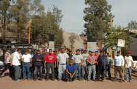 Mineros de Durango en paro de labores en protesta por la aprehensión de dos dirigentes sindicales