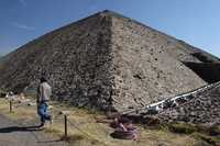En la imagen, muestra de los trabajos que se hacen para que Resplandor teotihuacano se inaugure el próximo 29 de enero