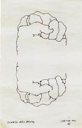 Elogio del agua, tinta sobre papel, 1986