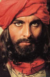 Kabir Bedi, estrella de la serie de la televión italiana Sandokan