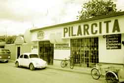 Farmacia en Oxkutzcab donde se reciben los envíos de dinero provenientes de San Francisco
