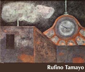 Rufino Tamayo, El reloj olvidado, 1986