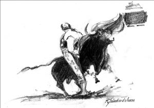 dibujo toros-El Glison