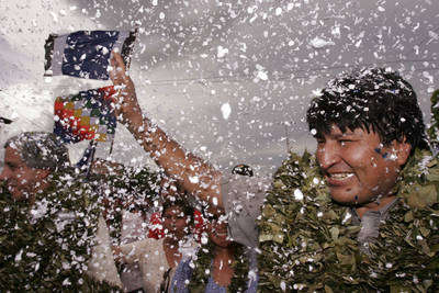 Evo Morales invita al EZLN a su Asunción Evo Morales invita al EZLN a su Asunción
