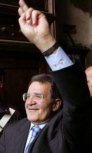Triunfa Prodi en Italia