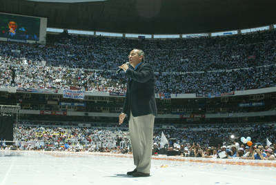 AMLO, centro del discurso de Calderón