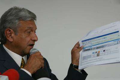 López Obrador: ''perdidos'', tres millones de votos