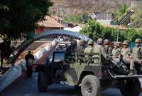 Despliegue militar en Carácuaro