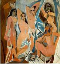 Las señoritas de Avignon, célebre cuadro del artista español Pablo Picasso