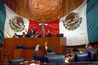 Sesión del Congreso de Tlaxcala en la cual se aprobó incrementar en 22 meses la pena de prisión para las mujeres que decidan abortar en esa entidad