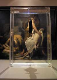 Sacred XVII, obra de Damien Hirst, que formó parte de la muestra del artista británico presentada en el Museo Nacional de San Carlos, en octubre de 2006