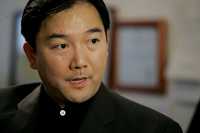 El empresario Zhenli Ye Gon, el pasado 17 de mayo en la oficina de su abogado en Nueva York