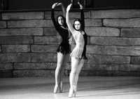 Bailarinas de la Compañía Nacional de Danza, agrupación que hace unos días tuvo una gran recepción en Uruguay