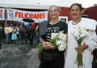 Liliana Felipe y Jesusa Rodríguez en el juzgado 20 de la delegación Coyoacán