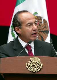 El presidente Felipe Calderón. Imagen de archivo