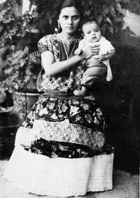 Tehuana y su nene, 1937