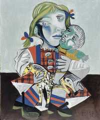 Maya con muñeca, 1938, uno de los dos óleos (el otro es Retrato de Jacqueline, 1961), además del dibujo María Teresa a los 21 años, de Pablo Picasso, que fueron robados de la casa de su nieta Diana Widmaier, en París, el pasado febrero