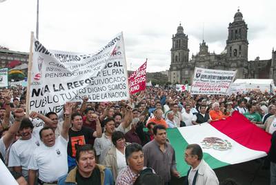 Repudio a la política "antisindical"