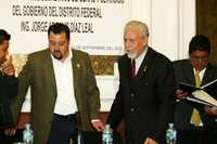 El secretario de Obras, Jorge Arganis, compareció ayer ante diputados en el recinto de Donceles y Allende