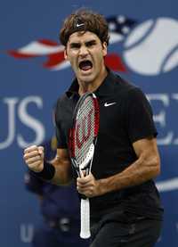 Roger Federer lució muy poderoso y con un tenis agresivo en Flushing Meadows