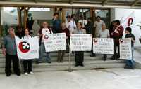 Protesta del Comité del 68 contra el cineasta Servando González en el Centro Cultural Veracruzano