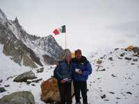 Badía Bonilla y Mauricio López, conscientes de que el riesgo de la montaña no les da seguridad de regresar