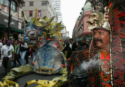 Noche de alebrijes en el Centro