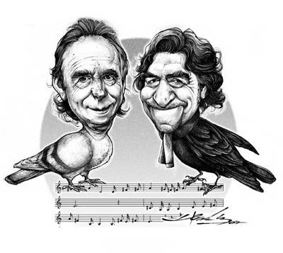 Serrat y Sabina, dos pájaros lúdicos Serrat y Sabina, dos pájaros lúdicos