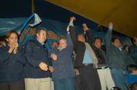 Santiago Creel participó en el cierre de campaña del candidato panista a la alcaldía de Tlaxcala, Adolfo Escobar