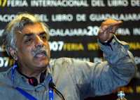 Tariq Ali, ayer, durante su charla con la prensa en Guadalajara