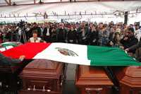 Homenaje a los seis policías de Zacatecas que perdieron la vida en un enfrentamiento con un comando armado