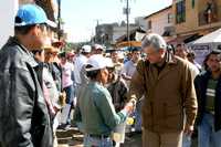 Gira del ex candidato presidencial Andrés Manuel López Obrador por Hidalgo
