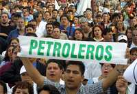 Integrantes del Sindicato de Trabajadores Petroleros de la República Mexicana