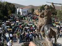 Acto de la caravana campesina del norte en Zacatecas