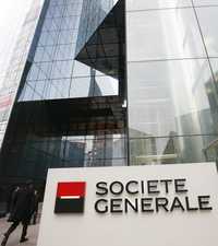 Edificio del Societe Generale a las afueras de París