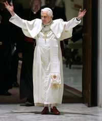 Benedicto XVI, el miércoles pasado en el Vaticano